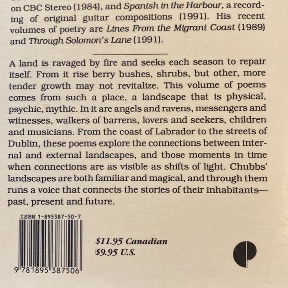 Poems From The Burntwoods Book (Boyd Warren Chubbs) - Picture 9 of 9